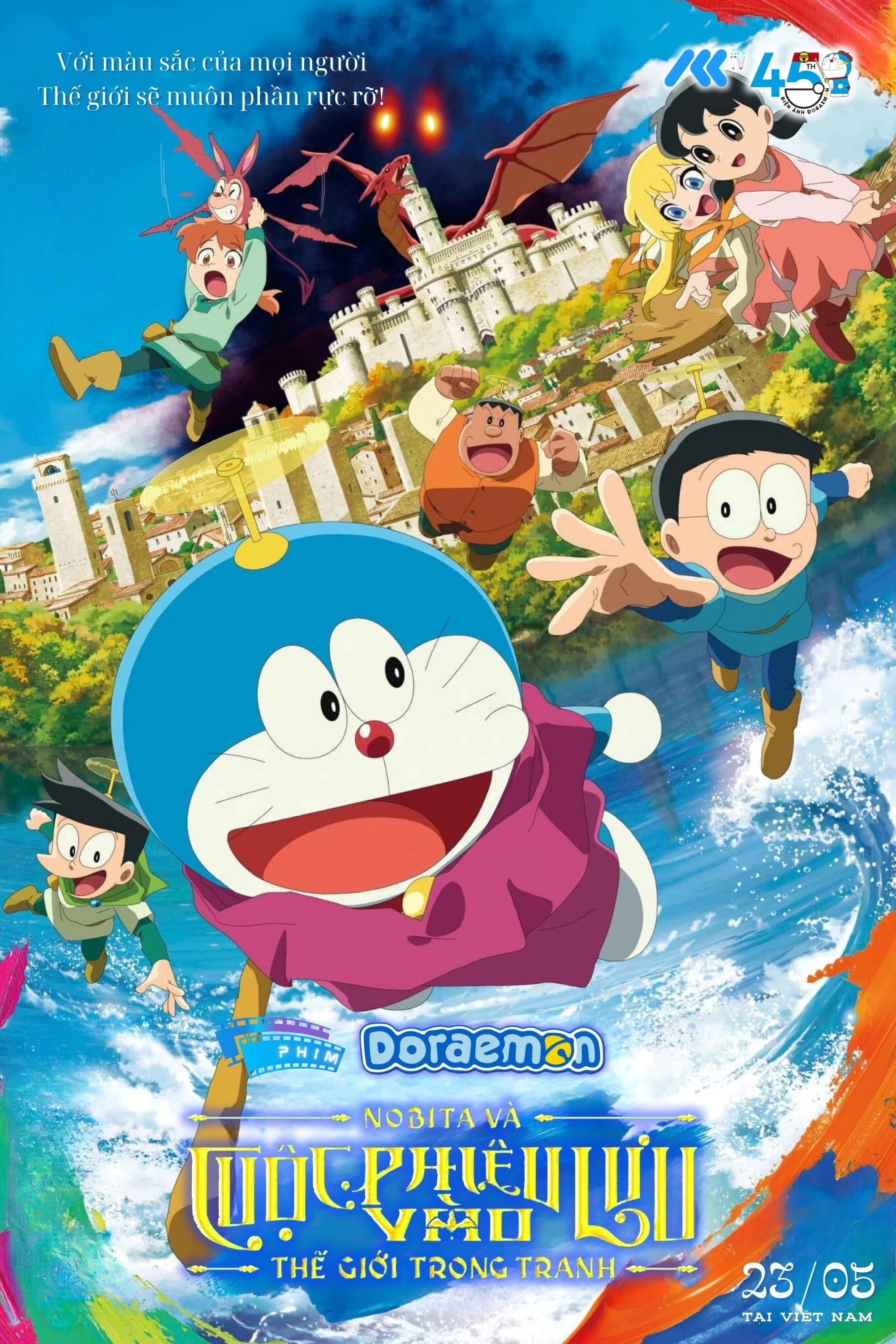Phim Doraemon Movie 44: Nobita Và Cuộc Phiêu Lưu Vào Thế Giới Trong Tranh - Doraemon The Movie 44: Nobita's Art World Tales (2025)